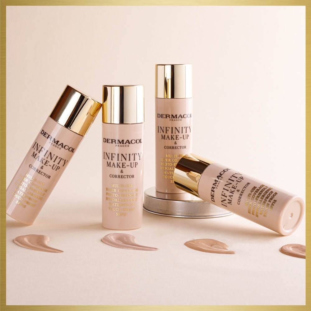 Dermacol Infinity - Тональный крем с высокой степенью покрытия SPF 15, 20 g