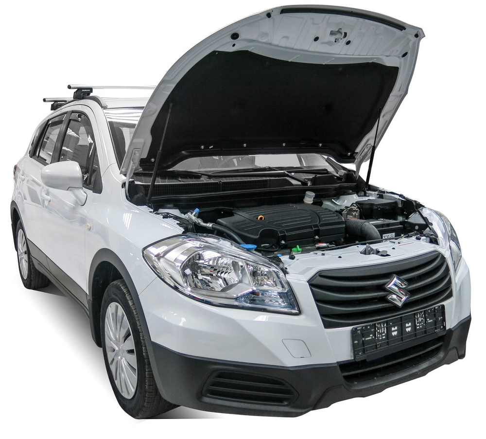 Газовые упоры капота АвтоУпор для Suzuki SX4 II S-Cross 2013-2016, 2 шт., USUSX4011