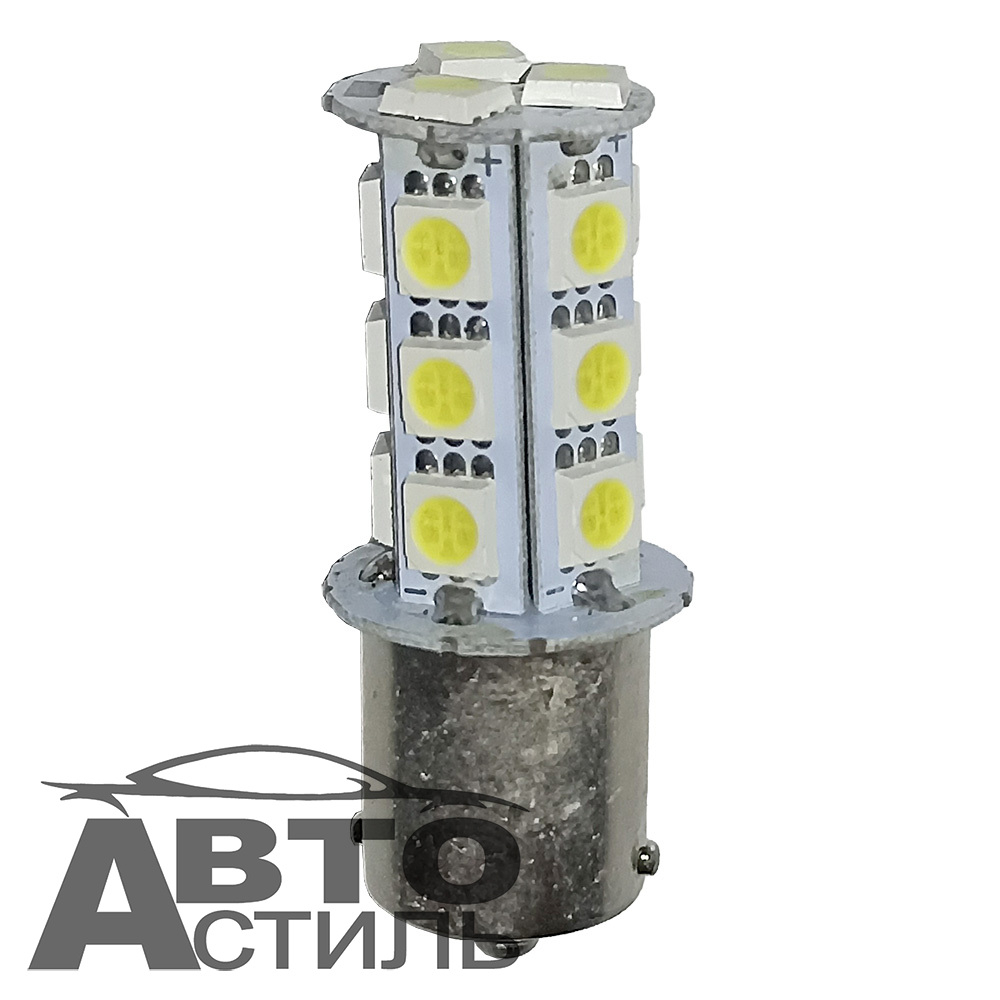 Светодиод 12V T25   18SMD 5050 WHITE (1конт)