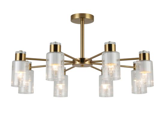 74589/8 ANTIQUE BRASS+WHITE (1) Люстра (RL)