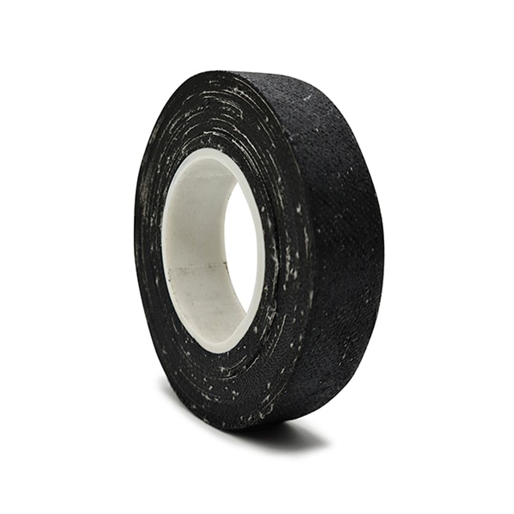 Лента клейкая изоляционная, прорезиненная, х/б, черная, 18ммх10м, 100гр, 350мкм, (шт.) 49-5-102