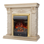 Каминокомплект Real Flame atricia WT с очагом Majestic Lux Brass