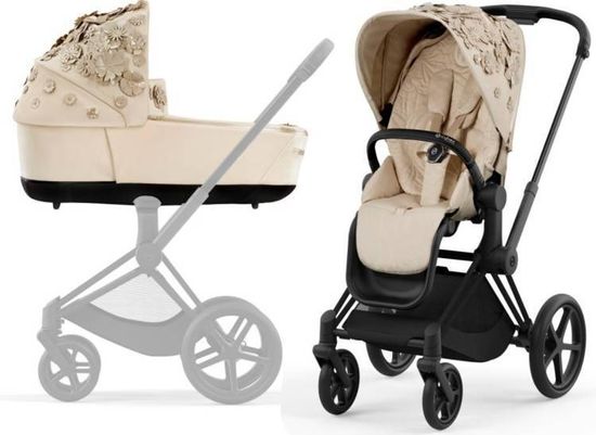 Коляска 2 в 1 Cybex Priam 4 2022. Simply flower