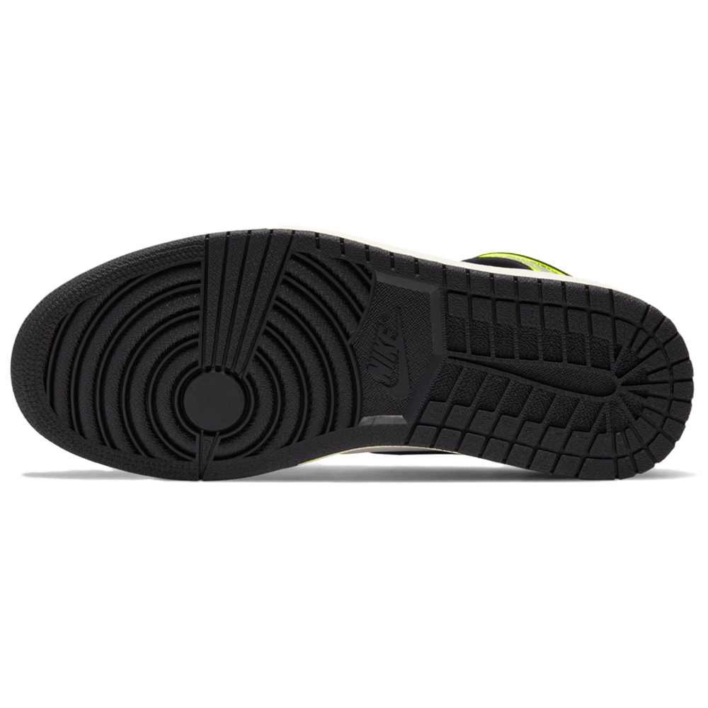 Jordan 1 Retro High White Black Volt University Gold
