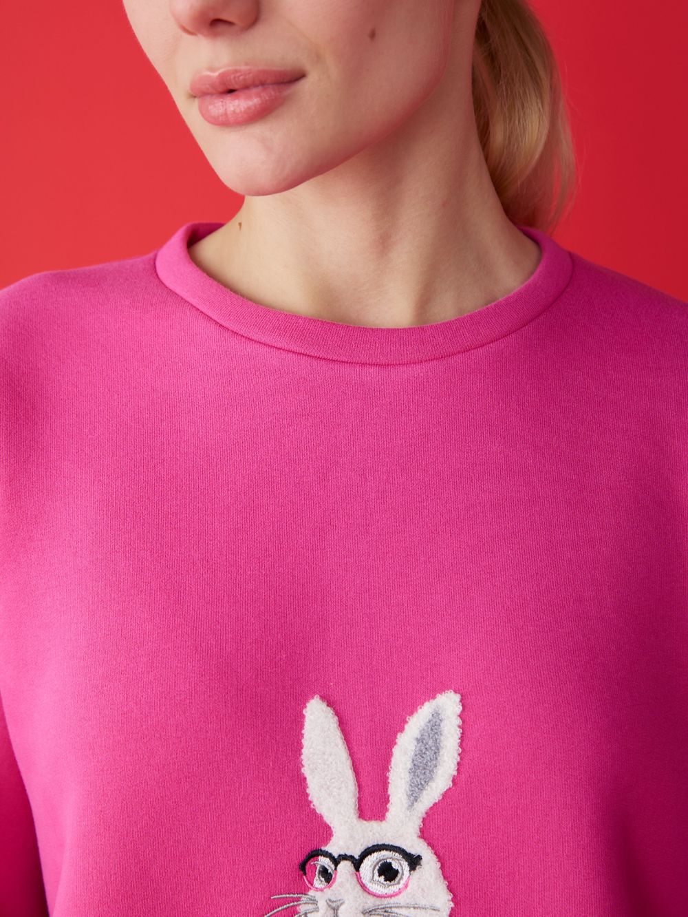 СВИТШОТ ЗАЙКА COOL FUCHSIA