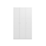 Шкаф ПЕГАС 3 двери сборные (белый)