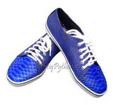 Кеды из кожи питона SH-36