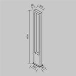 Садово-парковый светильник Outdoor O425FL-L20GF