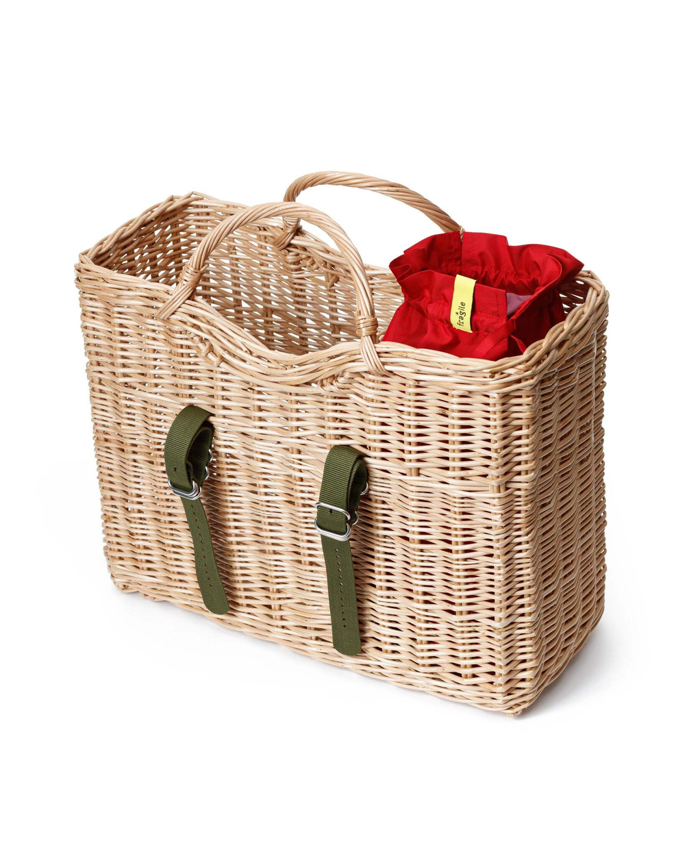 Корзина для велосипеда с отделением для бутылки