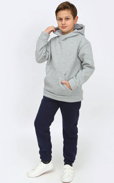 Брюки для мальчиков футер "Даймон-2" KIP-ШТ-16/2 р.140 т.синий (Ивашка)