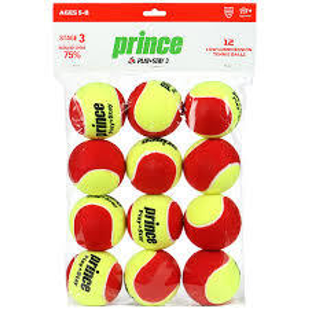 Теннисные мячи PRINCE RED EDITION STAGE 3 (12 balls)