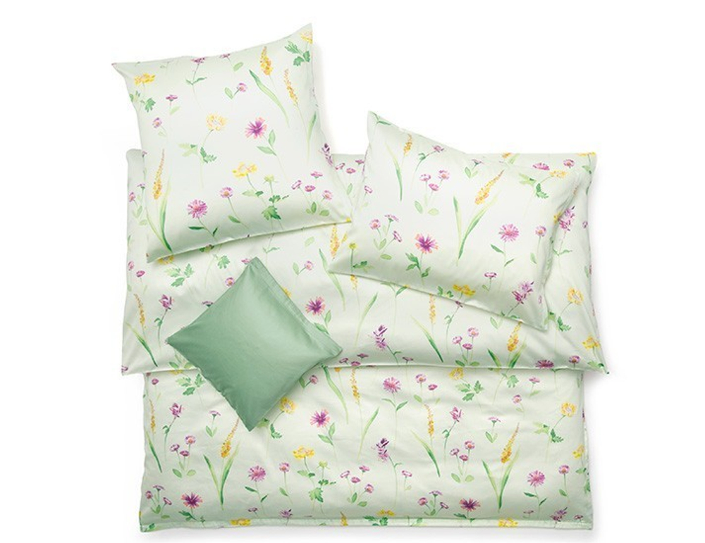 Наволочка 65х100 Schlossberg Selma Vert Швейцария