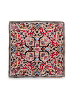 ПЛАТОК | 90х90 см | (120-20) шелк-шерсть