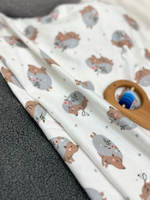 Фланелевая пелёнка Лесной ёжик 90*130