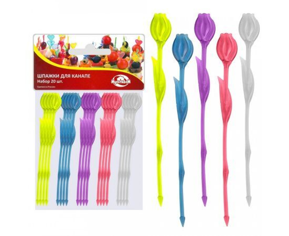 Мультидом Набор шпажек, 8.2 см