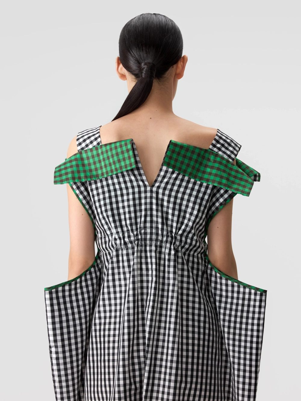 Шелковое платье-сарафан OLA OLA