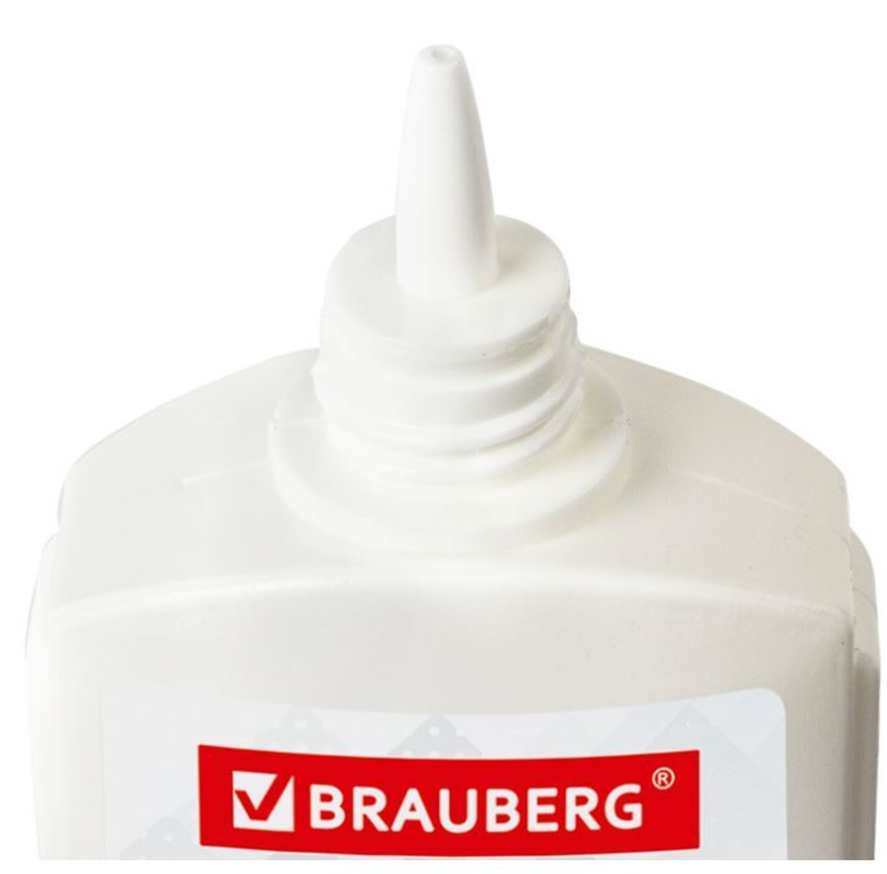 Клей ПВА BRAUBERG (бумага, картон, дерево), 125 г, 222925