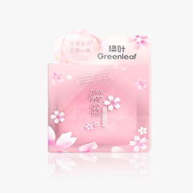 Мыло туалетное с цветами вишни увлажняющее (лечебное, от чесоточного зудня) GREENLEAF 100 гр. (1.50PV+купон)