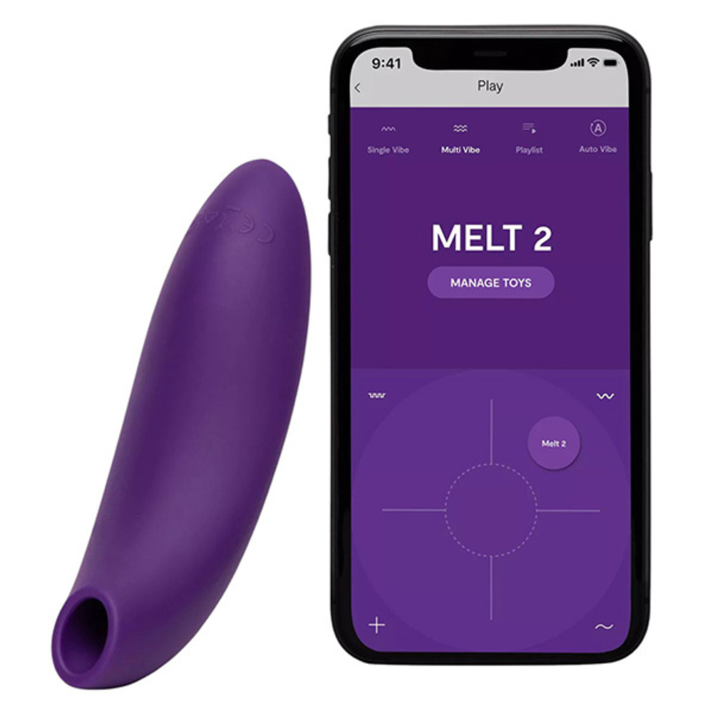 Фиолетовый бесконтактный клиторальный стимулятор We-Vibe Melt 2 Violet SNEL2SG4