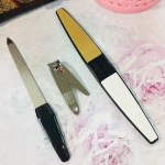 Маникюрный набор на блистере, 3 пр «Ultramarine»(пилка метал.15см, кусачки 5,3см и полировка 17,5см)