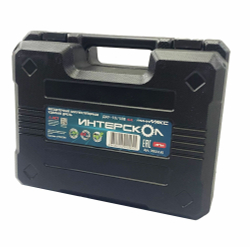 Бесщеточная ударная аккумуляторная дрель-шуруповерт Интерскол ДАУ-10/18В 44 минимакс (Li-ion, кейс, 2 аккум, 2,5 Ач, ЗУ) 769.2.2.45