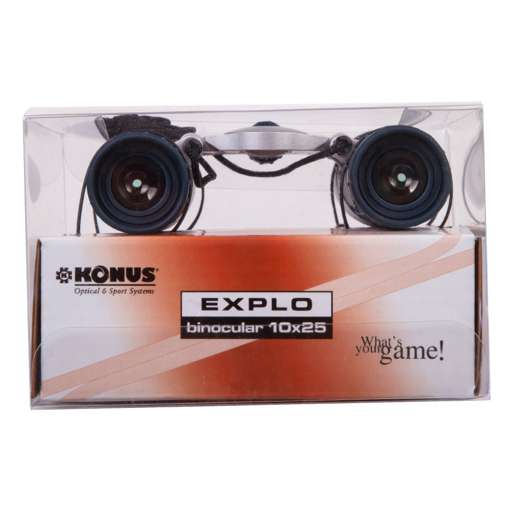 Бинокль Konus Explo 10x25 — яркий и запоминающийся дизайн
