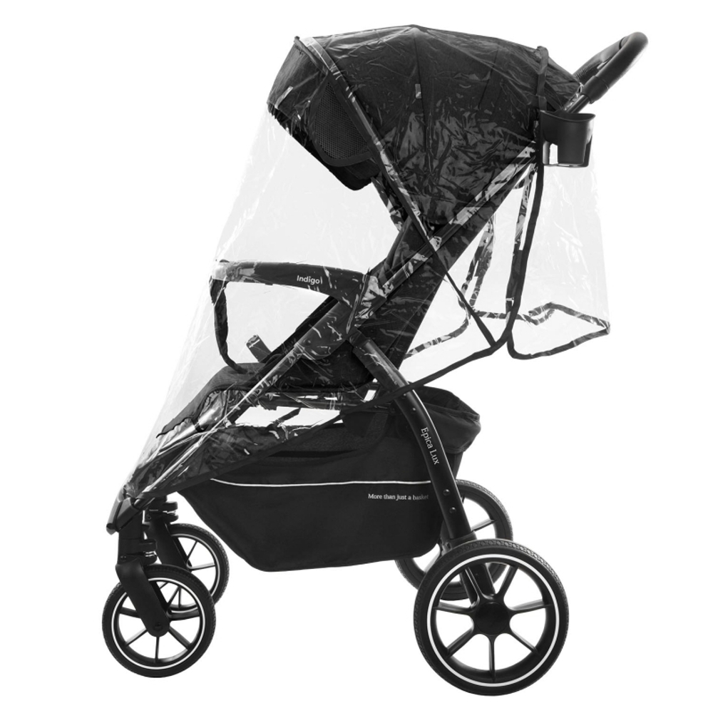 Коляска прогулочная Indigo epica lux черный