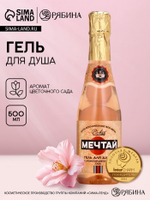 Гель для душа шампанское «Мечтай!», 500 мл, аромат цветочного сада, Чистое счастье