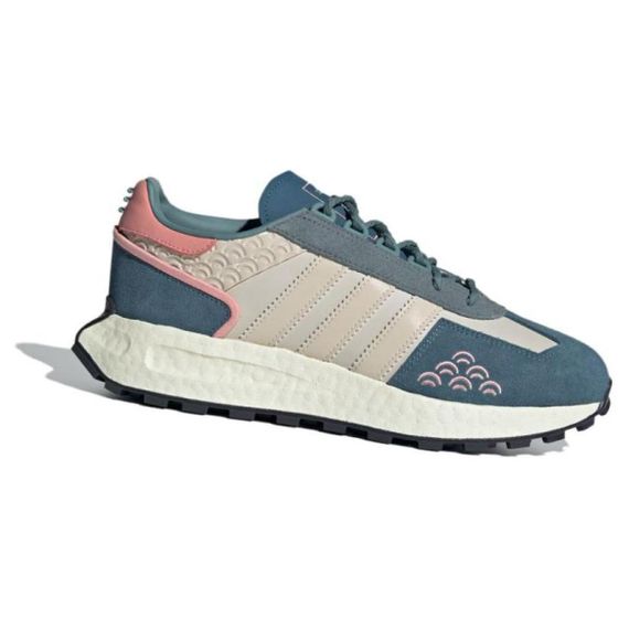 Adidas Originals Retropy E5 Бежевые кроссовки Низкие Голубы и розовые Унисекс