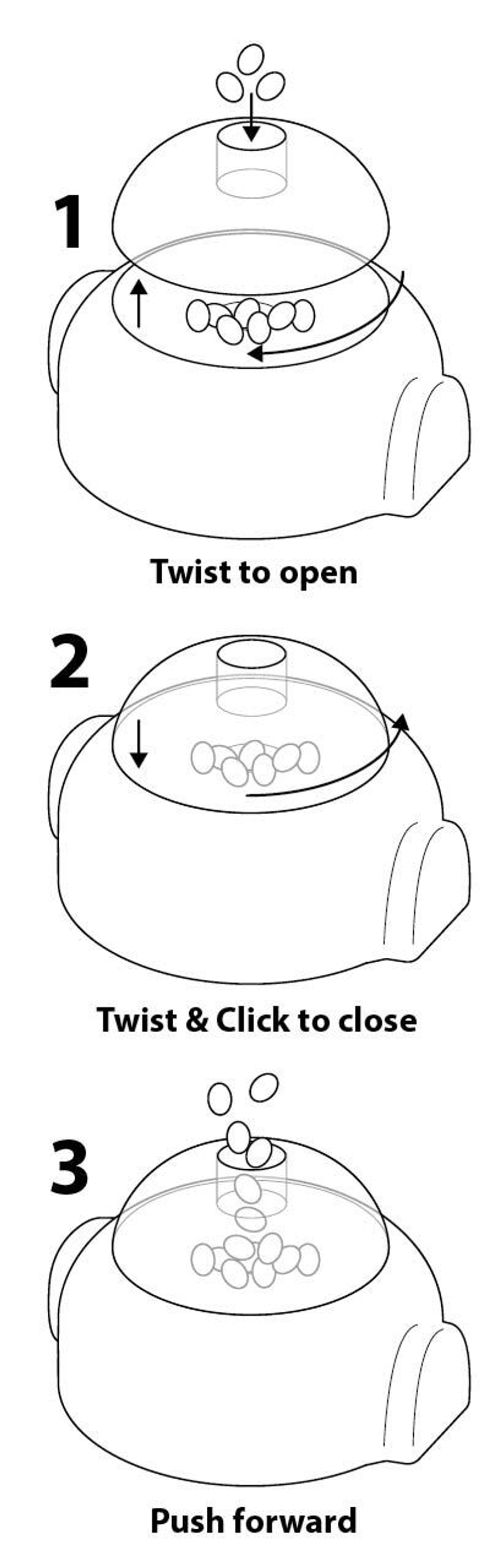 Развивающая игрушка для собак POPUP, 20 см Д х 18 см Ш х 11 см В, белый, Flamingo