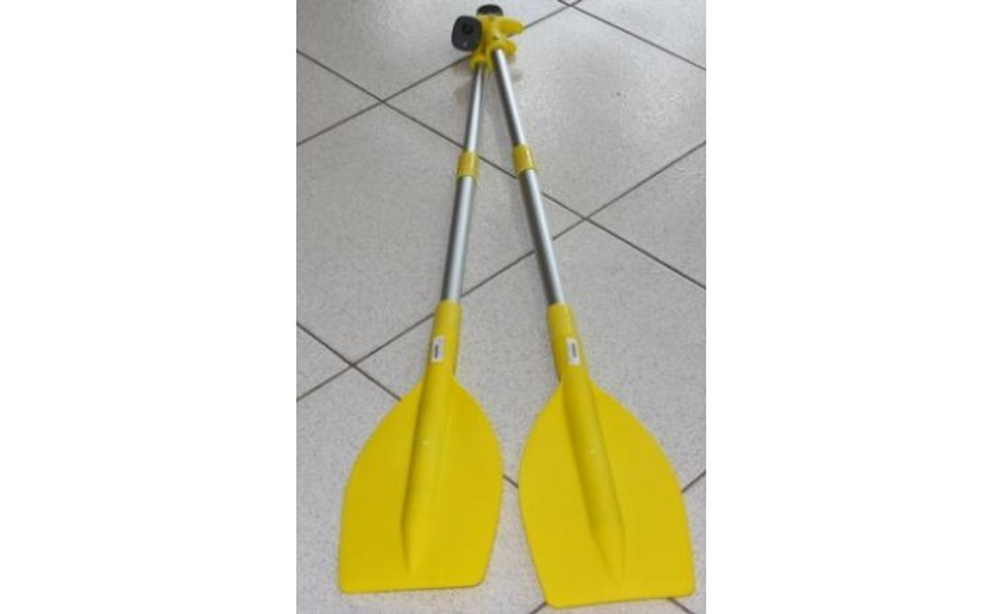 Весло телескопическое 57-82-107см,d25-21мм, алюм.