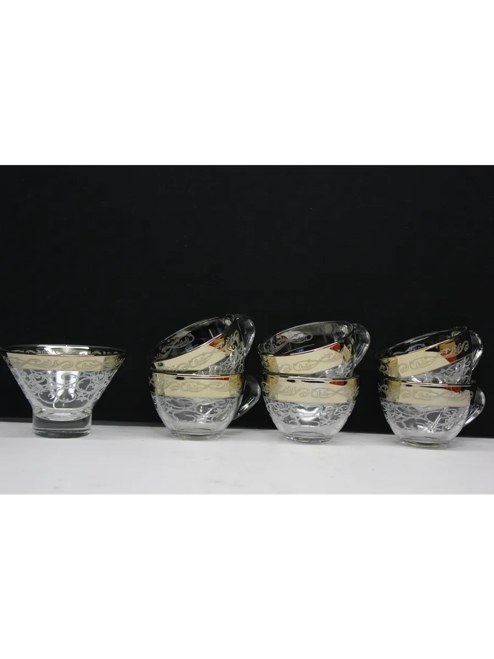 Чайный сервиз с креманкой "Абстракция"