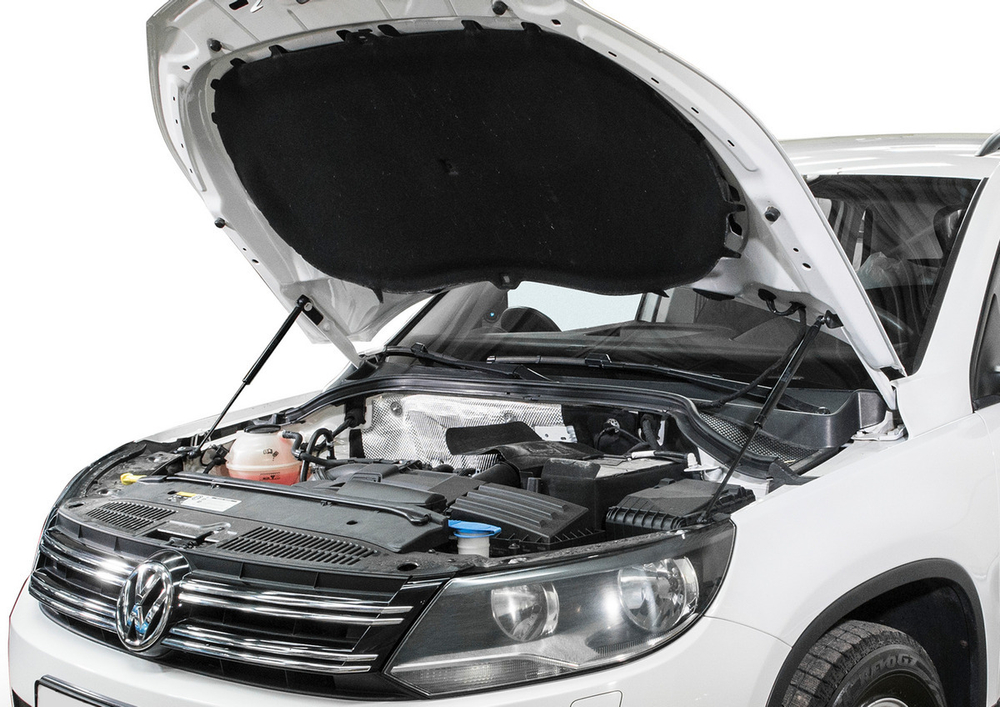 Упоры капота АвтоУпор для Volkswagen Tiguan I рестайлинг 2011-2017, 2 шт., UVWTIG012