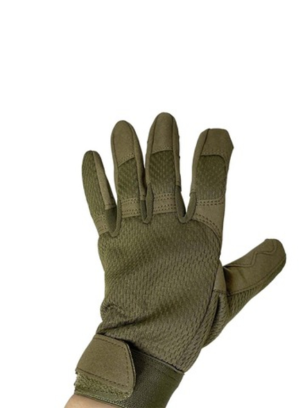 Перчатки Combat, Олива (с перфорацией)