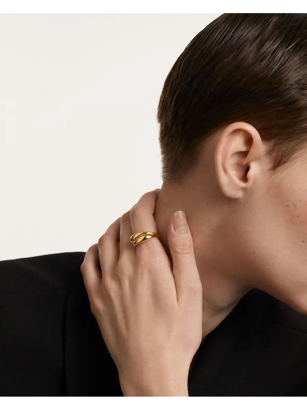 Кольцо Desire серебро 925 пробы покрытое золотом