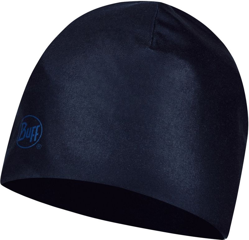 Тонкая теплая спортивная шапка Buff Hat Thermonet S Wave Blue Фото 3