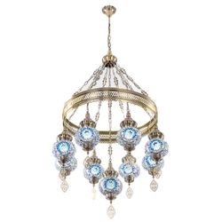 Citilux Каир CL419186 Люстра подвесная Мозаика Синяя