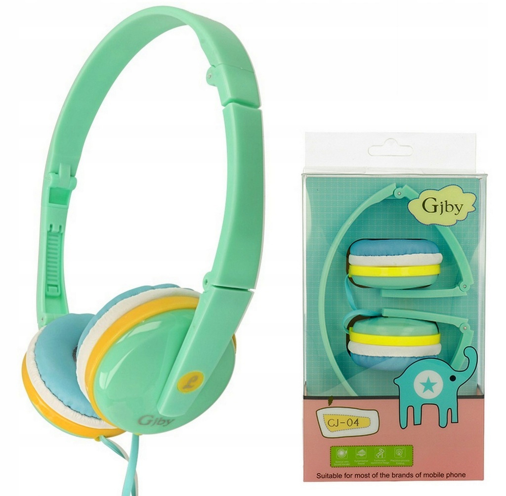 Накладные Bluetooth наушники GJBY GJ-04 mint