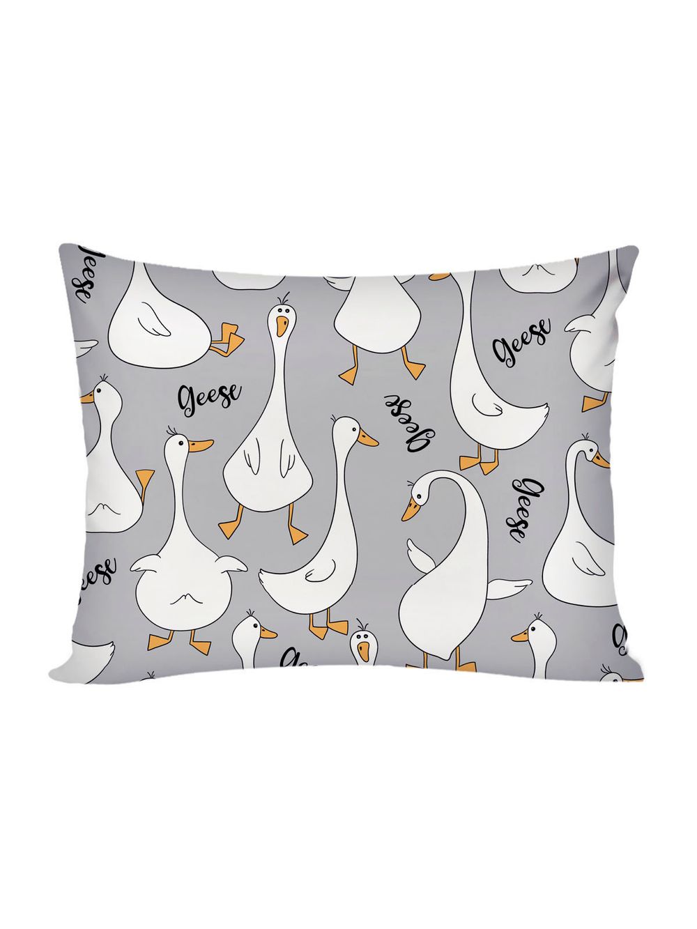Постельное белье поплин Сказка "Гуси на сером" 1,5-сп Наволочка 50х70 см 1 шт Простынь 150x215 смПододеяльник 145x205 см