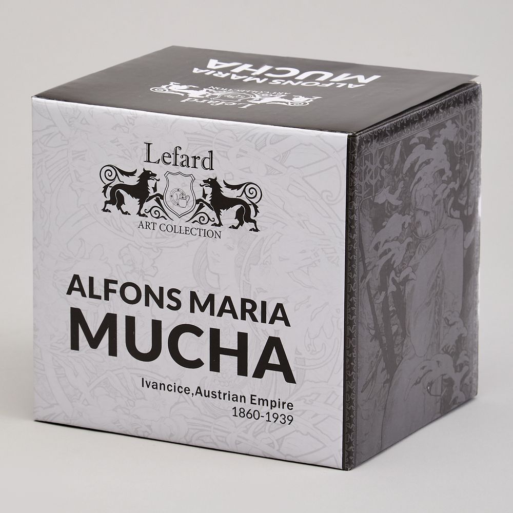 КРУЖКА LEFARD "ВРЕМЕНА ГОДА" (А. МУХА) 420 МЛ (КОР=36ШТ.)