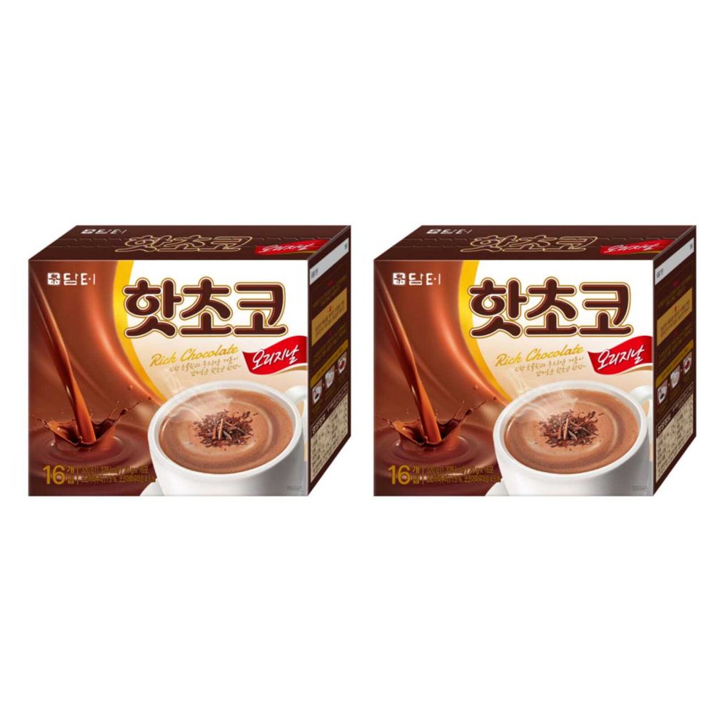 Горячий шоколад DamtuhRich Chokolate, 16 пакетиков по 20 г, 2 шт