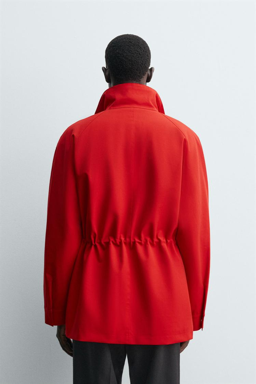 ZARA ПАРКА WATER REPELLENT СО СЪЕМНОЙ ПОДКЛАДКОЙ, КРАСНЫЙ