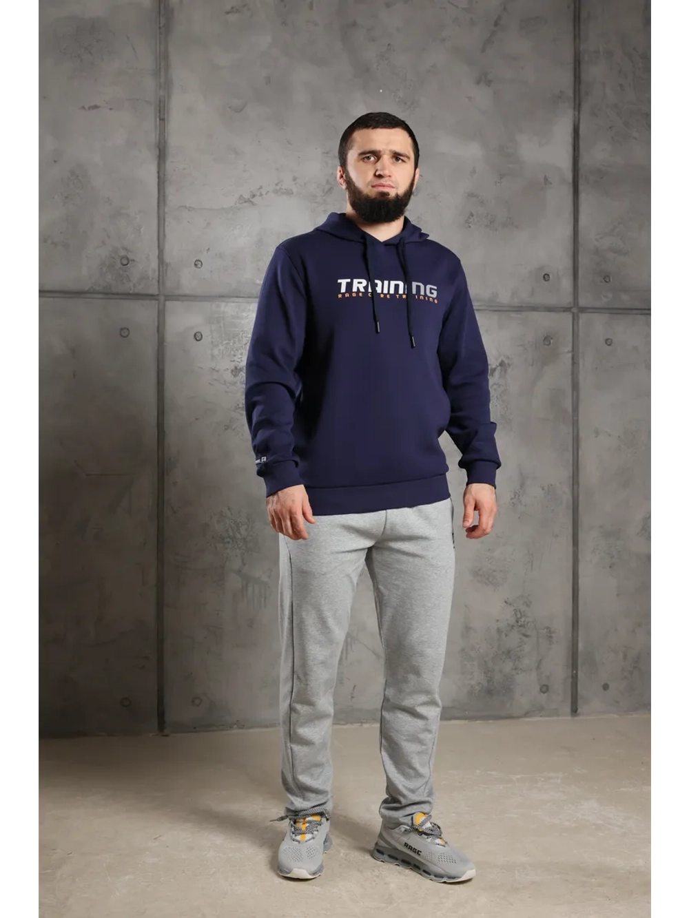 Худи с капюшоном из хлопка