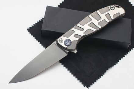 Нож Широгоров Flipper 95 S30V Т узор сатинирование подшипники