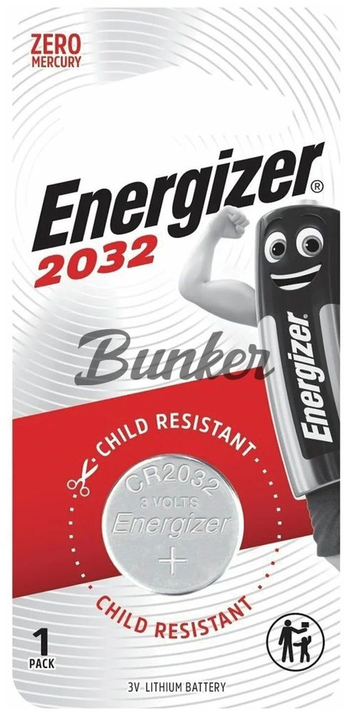 Элемент питания CR2032-1BL Energizer