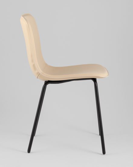 Стул обеденный Pluto бежевая экокожа