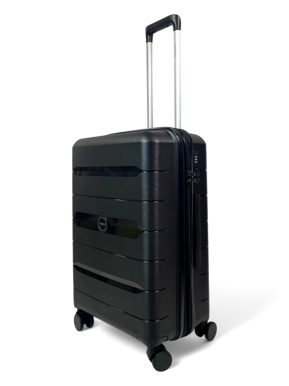 Средний чемодан Mironpan 23102, Черный, M+