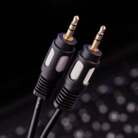 Шнур Стерео 3,5 мм штекер - Стерео 3,5 мм штекер, длина 1,5 метра (GOLD) REXANT