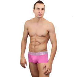Мужские трусы хипсы розовые из модала Calvin Klein Boxer