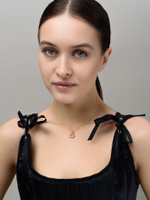 Колье с буквой